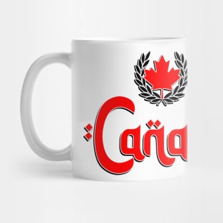 Canada soccer fans tshirt Mug